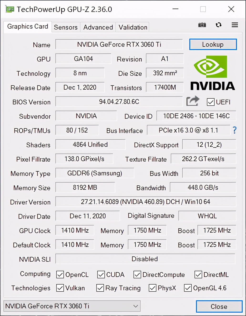 映众RTX 3060Ti冰龙超级版显卡全方位测试