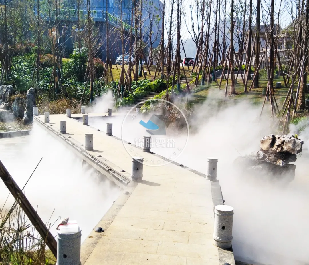 人造雾建设生态园林，享生态环境——锦胜雾森