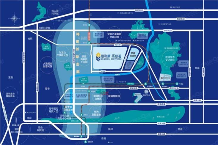 信利康乐创荟大厦89及110㎡均价24w元㎡