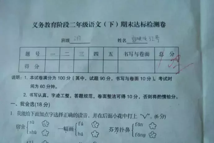 老师批改完试卷，总要在分数下面画两条横线是什么意思？很多人都不知道