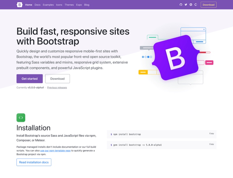 Bootstrap5.0-全球流行的前端开源UI工具包迎来了大版本更新