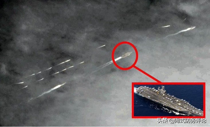 伊朗公布精彩照片：20艘伊朗小艇近距离围追美国“林肯”号航母