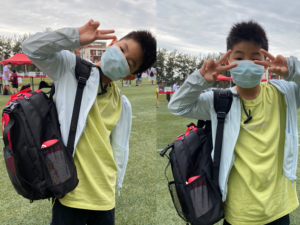 1年级开学！小鱼儿身高暴涨瘦成小帅哥，对妈妈胡可搞怪显开心