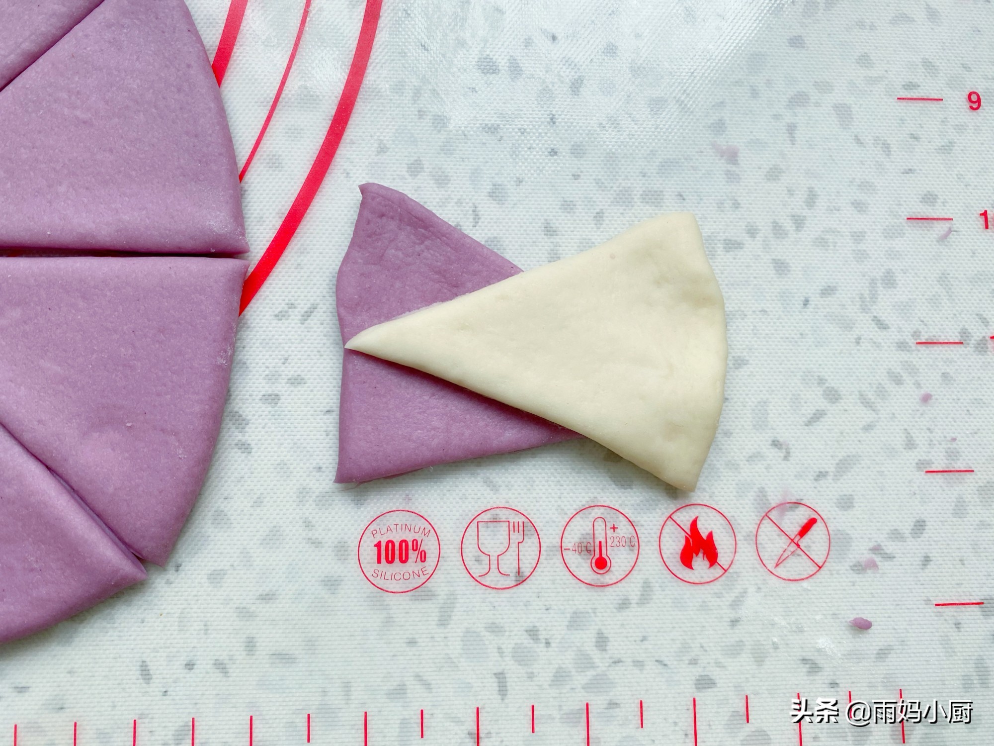 3分钟学会，1次发酵双色奶香馒头，白胖松软好吃又好看