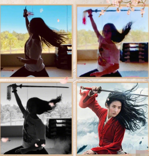 吳尊帶兒女健身，NeiNei舞劍英姿颯爽，Max打拳變強壯