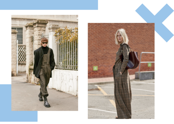 复古风今年强势来袭，款式百搭的格纹裤“卷土