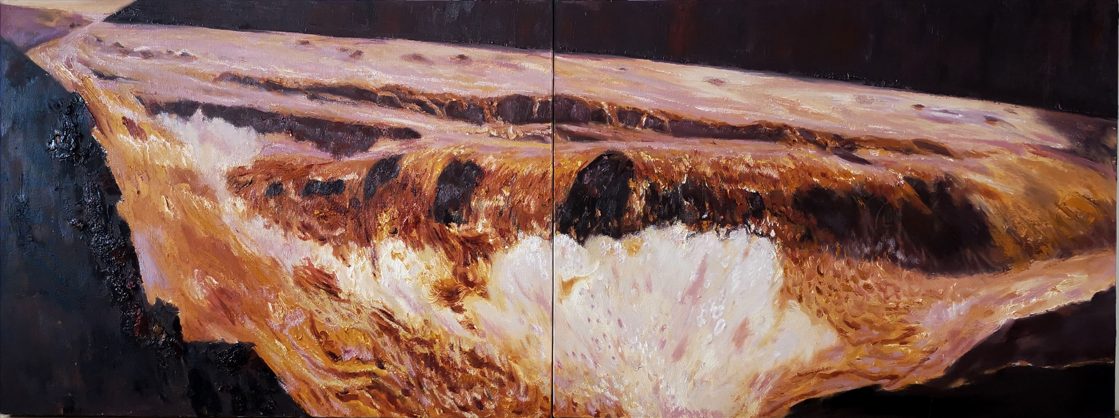 当代画家|平分秋色，阳阳说画国庆中秋书画展——火树银花