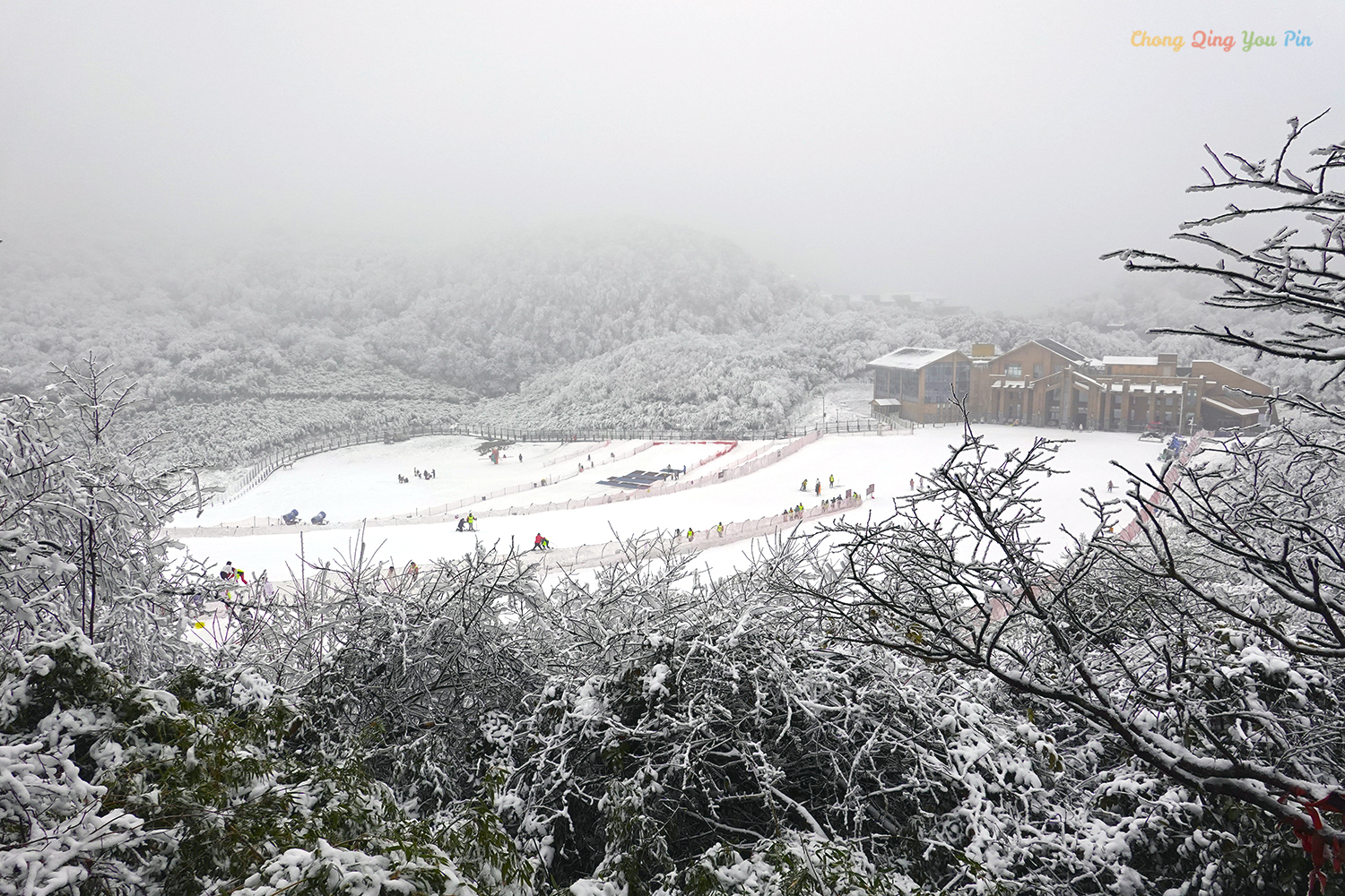 重庆难得的滑雪胜地，冬日里的金佛山，南方人也能看雪了