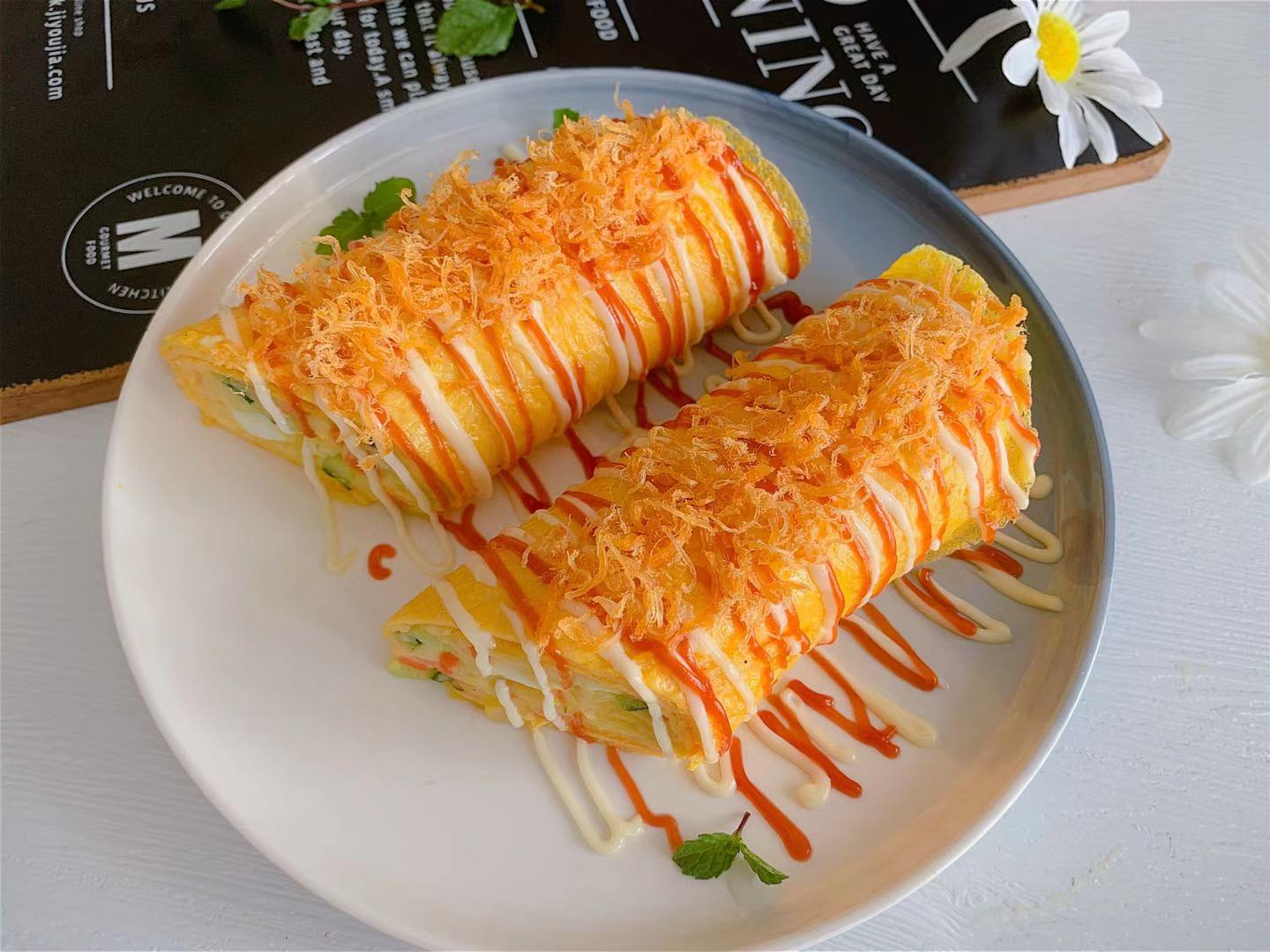 這幾樣蔬菜加雞蛋，焯水拌一拌，沒想到這麼好吃，低脂低卡又營養