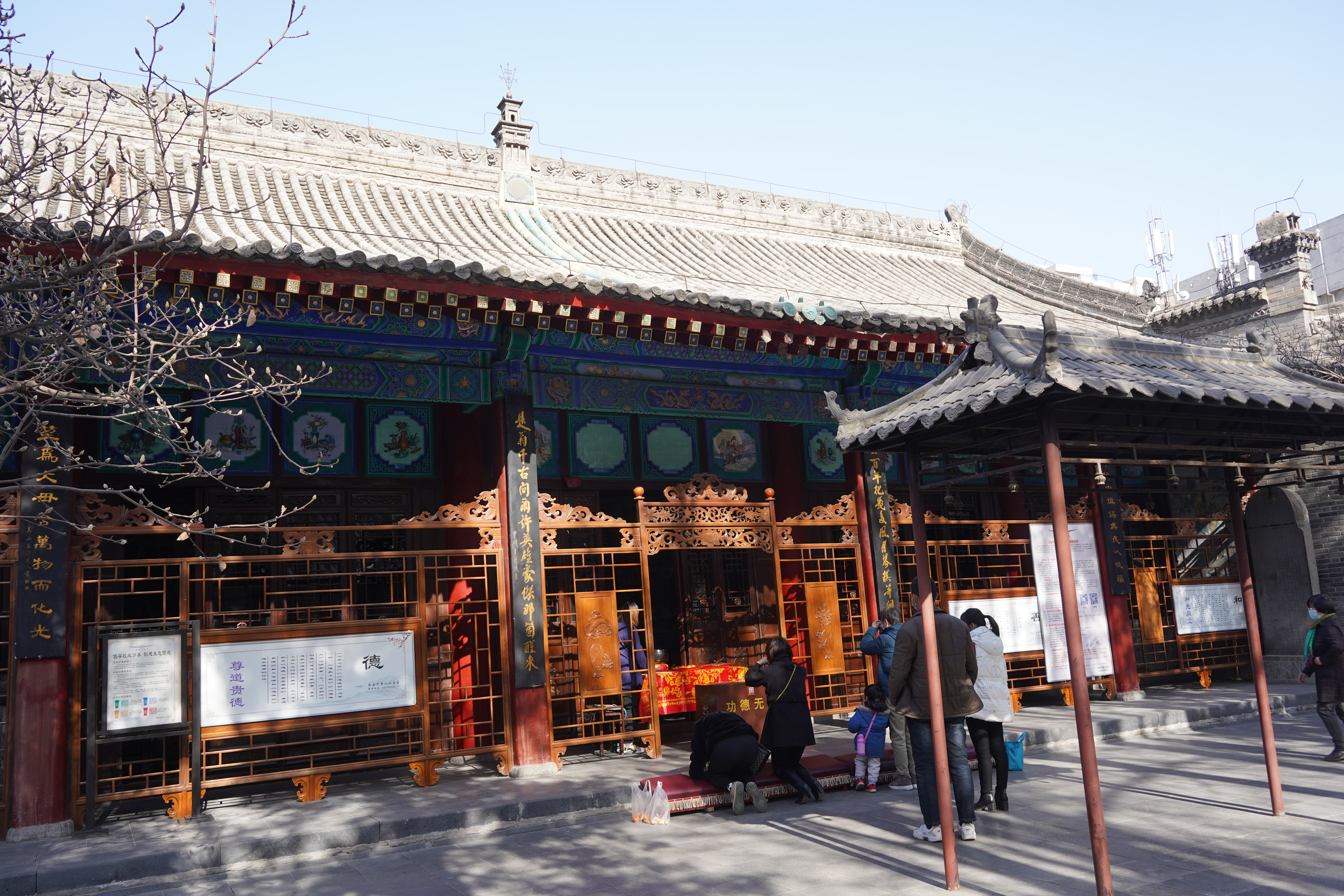 万寿八仙宫西安最大的道教宫殿初一十五对外开放