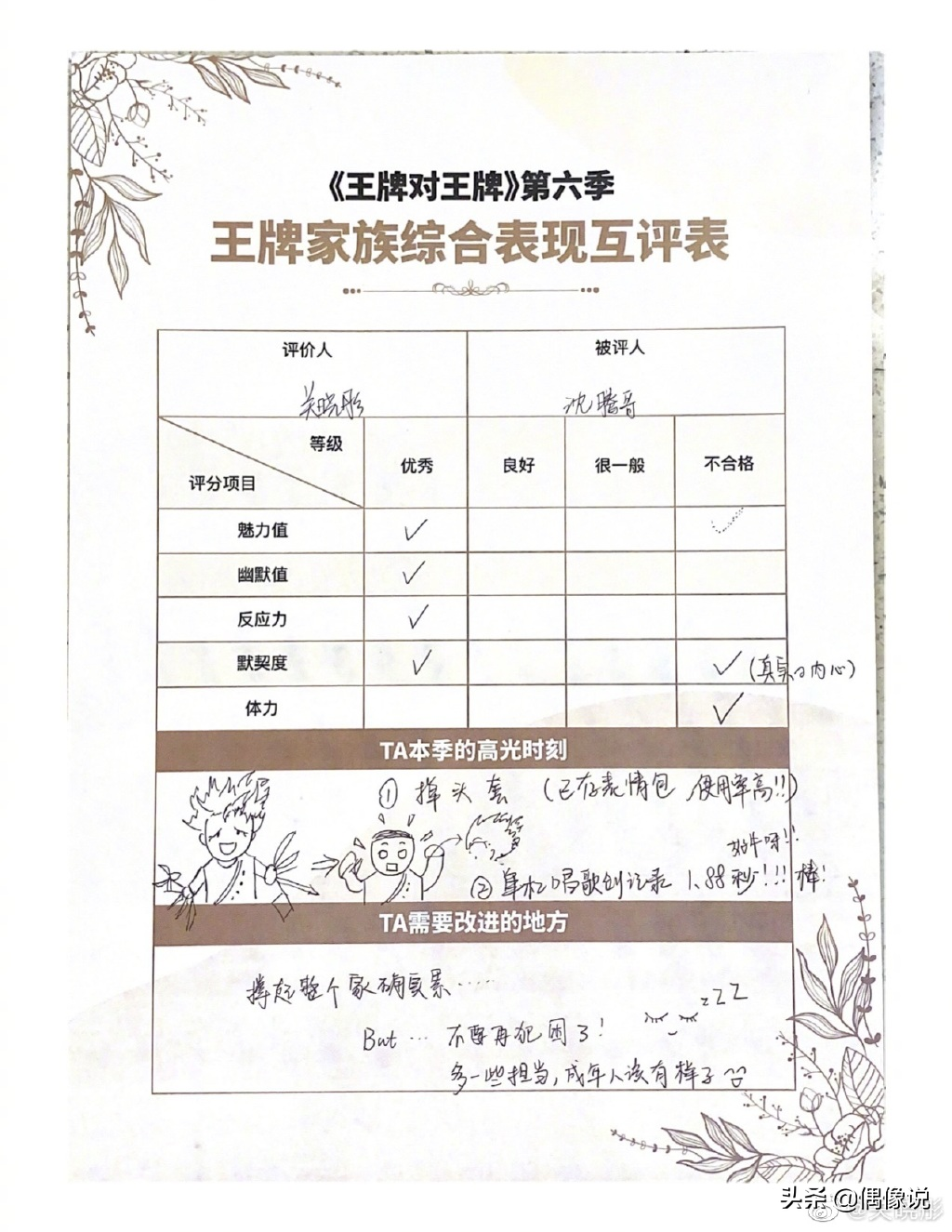 图文 关晓彤晒王牌收官作业 让沈腾别犯困 说宋亚轩没眼力 字体抢镜 王牌对王牌最后的任务 Www Bagua5 Net