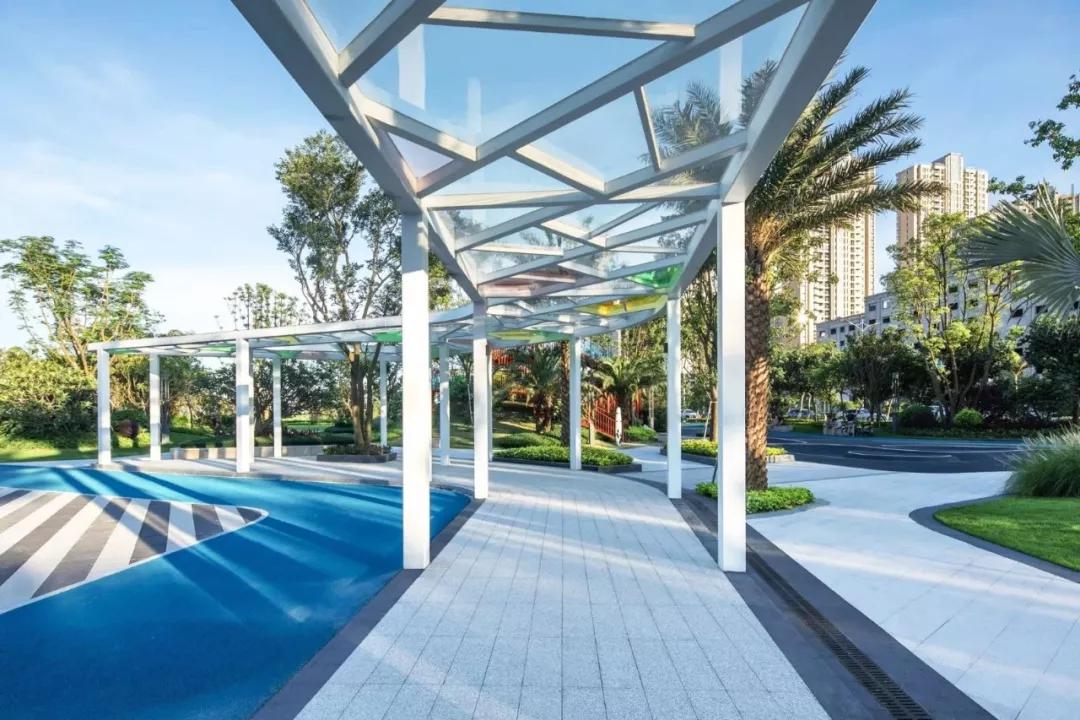 如何玩转地标式廊架?这样购物中心设计有颜又有趣关键科技感满满