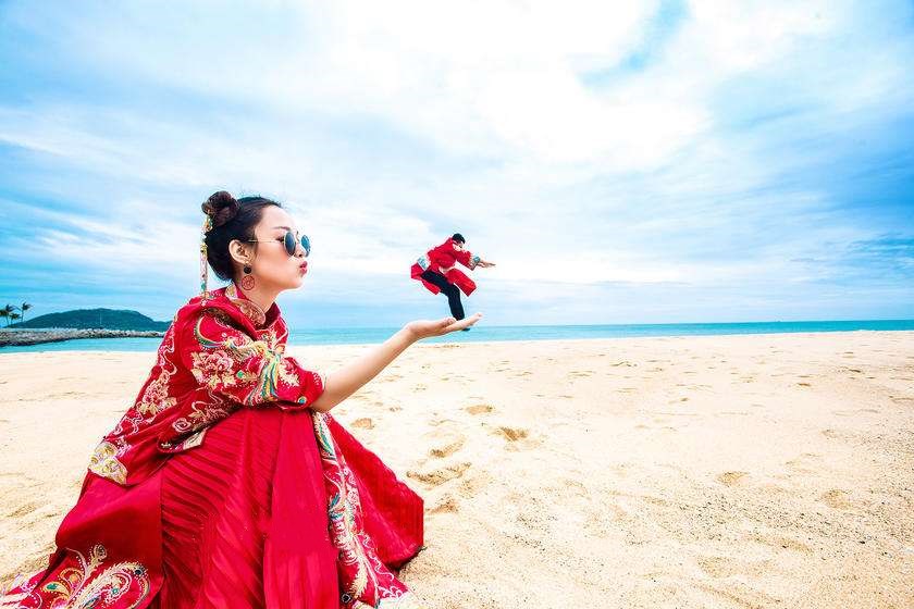 甜蜜旅拍！总结三亚旅拍婚纱照前十名，让婚纱照更有爱