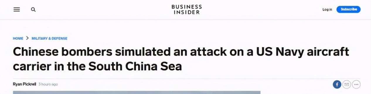 玩火必烧身！美航母擅闯南海，解放军机群组团练手：收集信号+模拟攻击