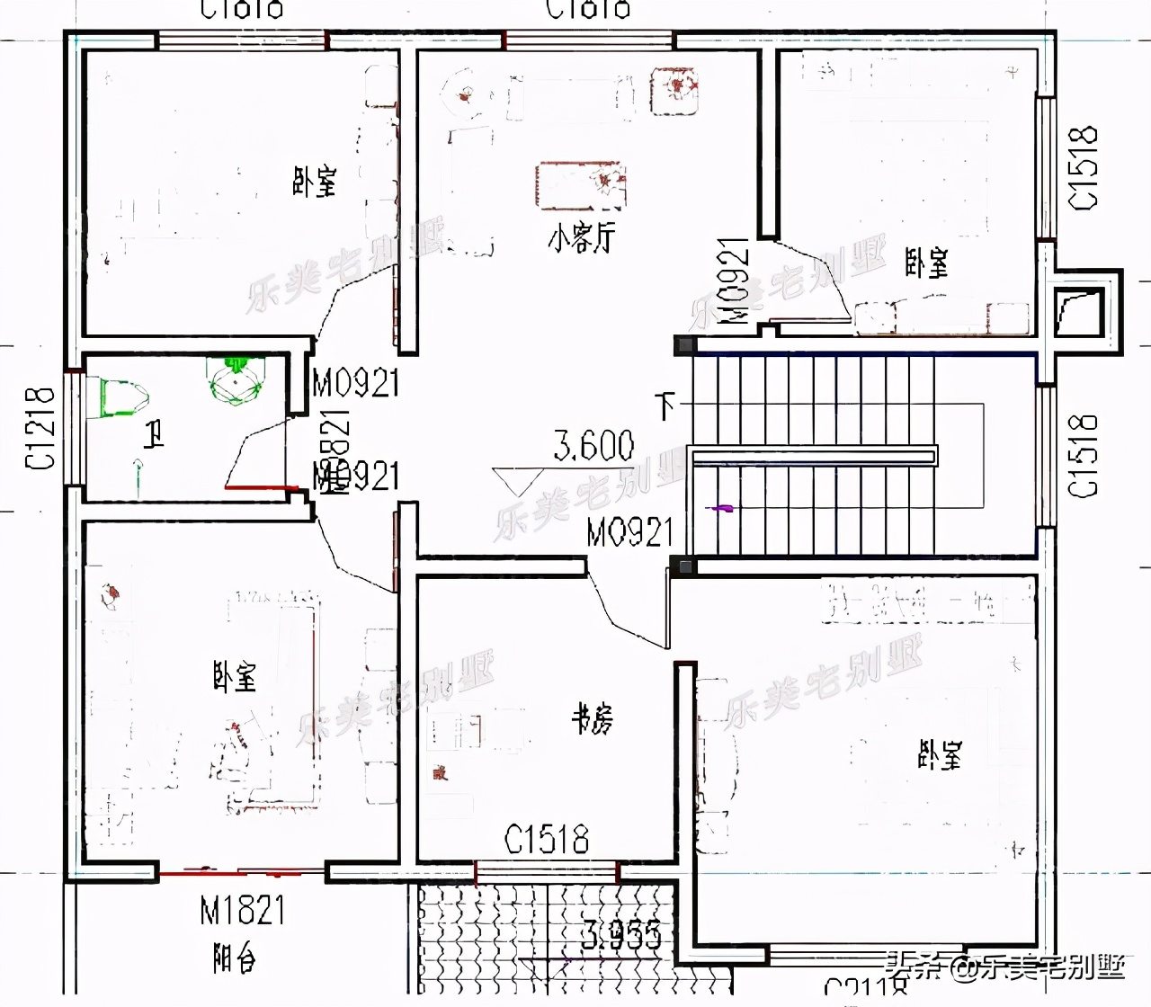5款经典的二层自建楼房设计图适合农村建的房子