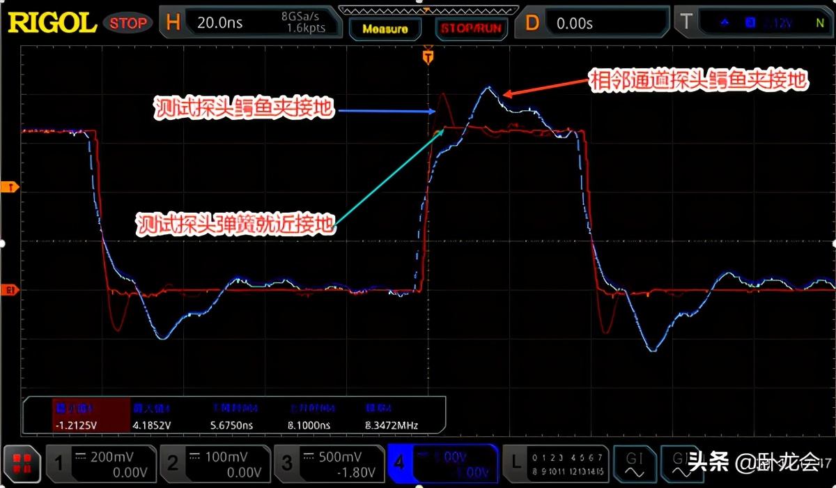 信号波形测出来有问题？竟是示波器接地探头接错了，不能这么瞎搞