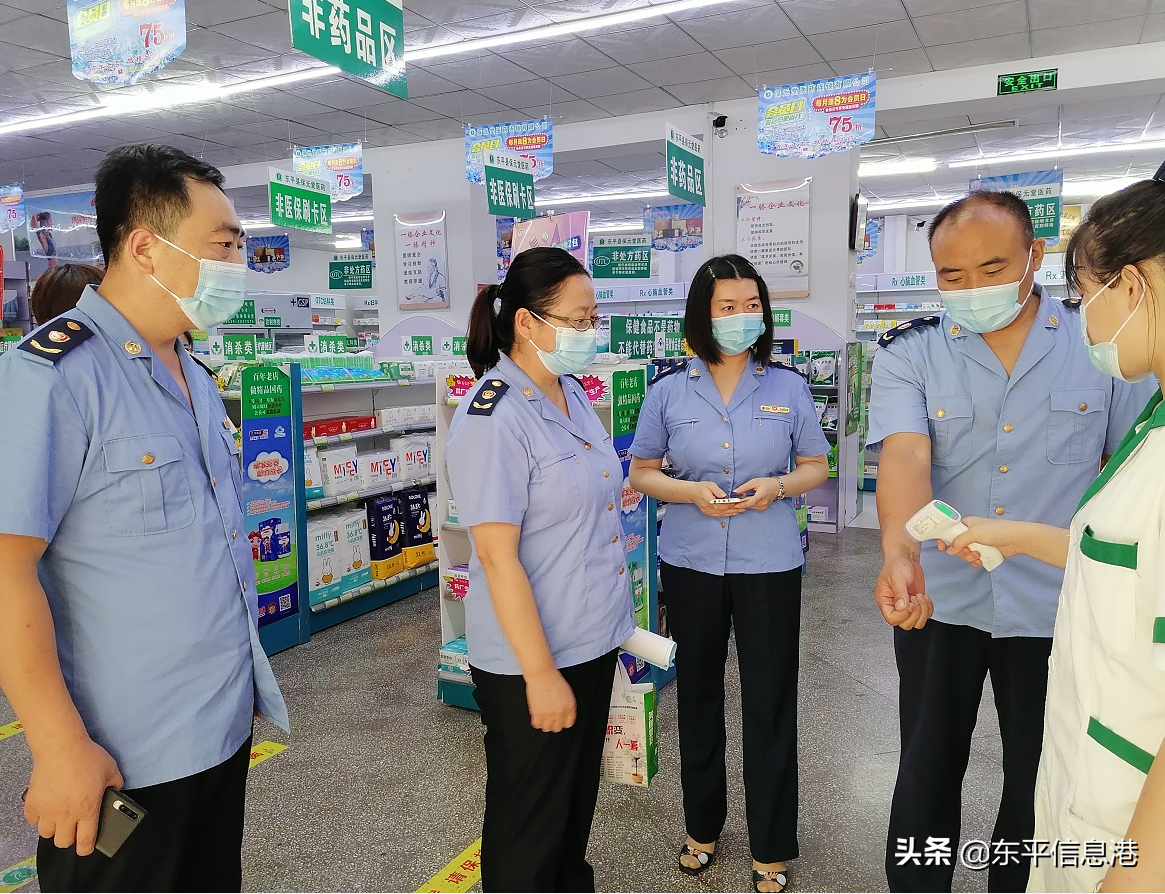 疫情防控不放松 市场监管工作忙