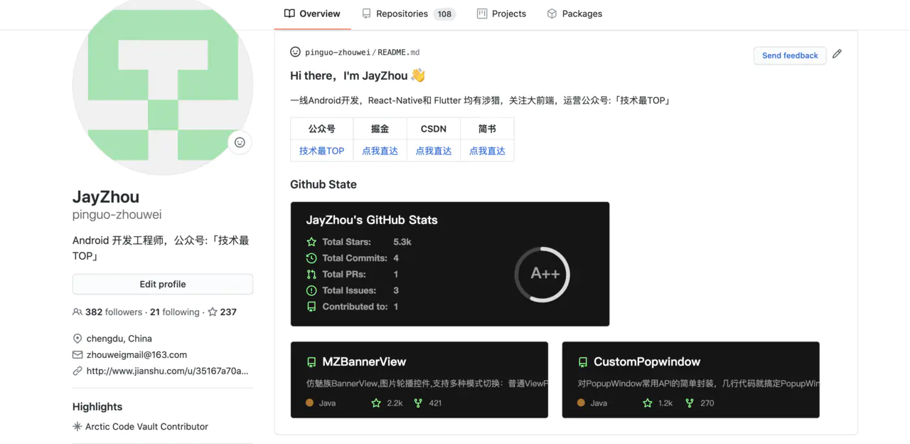 2020年最潮程序员,教你打造超有“个性化”的Github主页