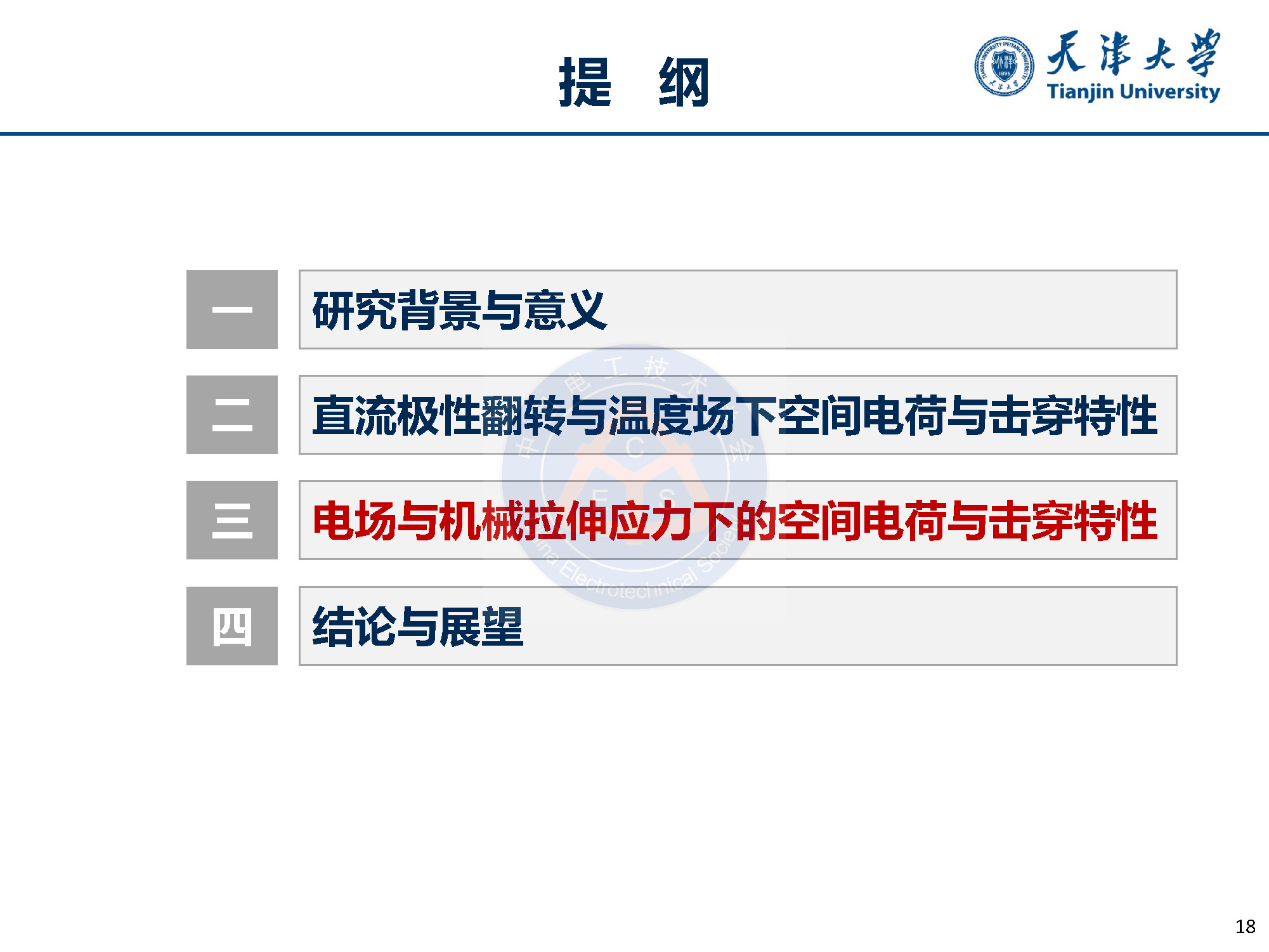 天大李忠磊副教授：多物理场下直流电缆绝缘电荷输运与击穿特性