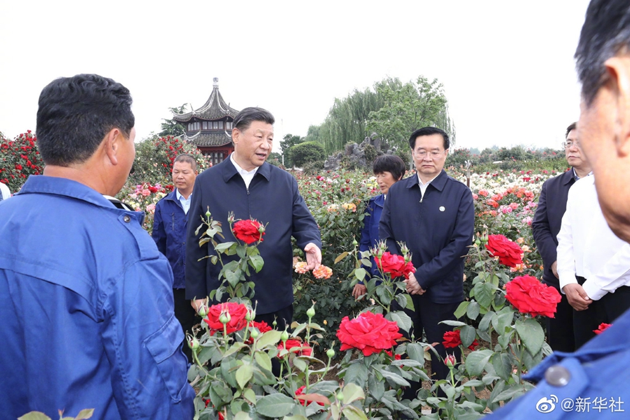 美丽花、幸福草、南水北调工程……跟随习总书记的脚步，看邮政服务中原出彩之路