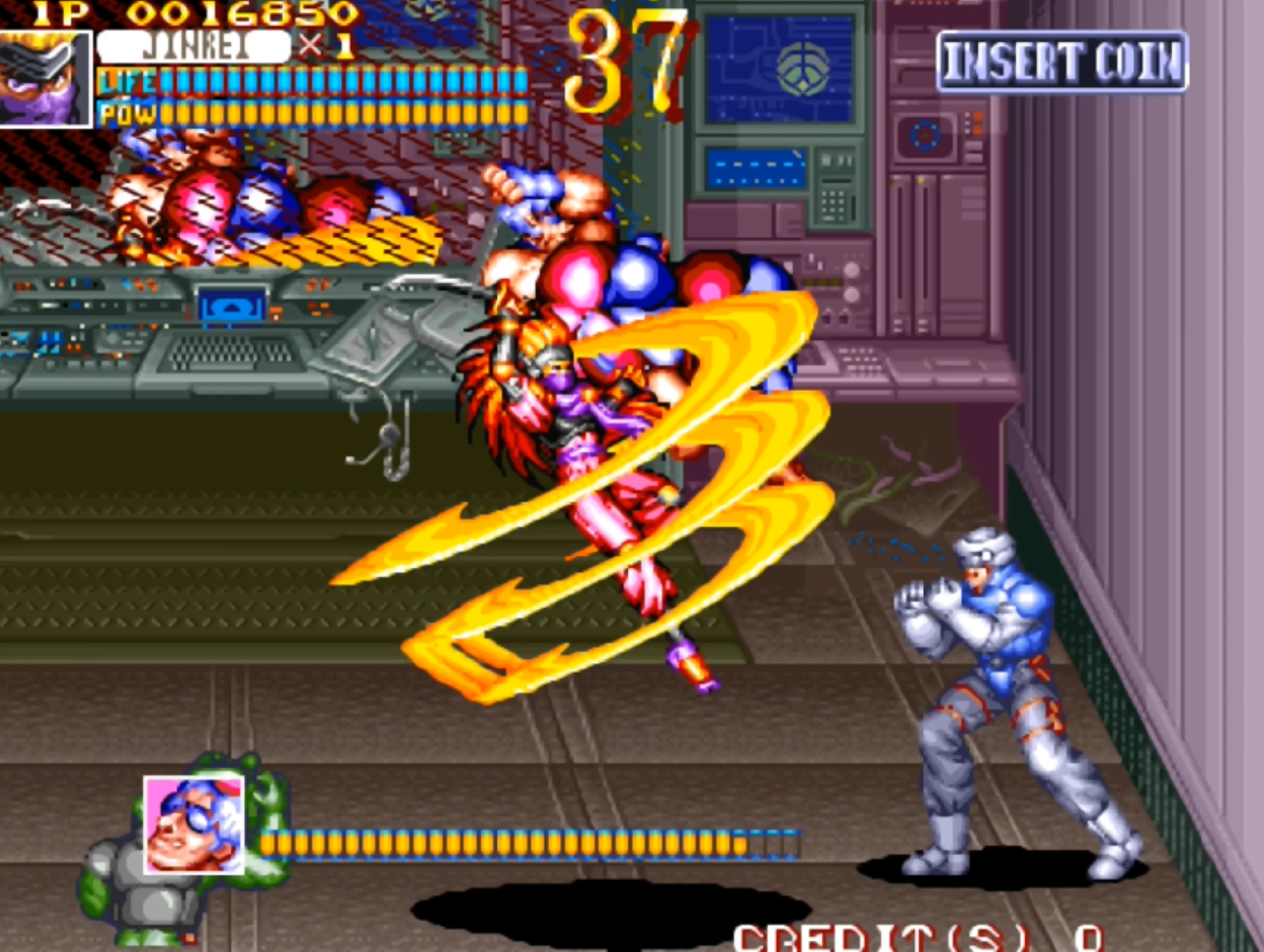 經典街機《恐龍快打》通關百次也未必知道，游戲中還有隱藏招式