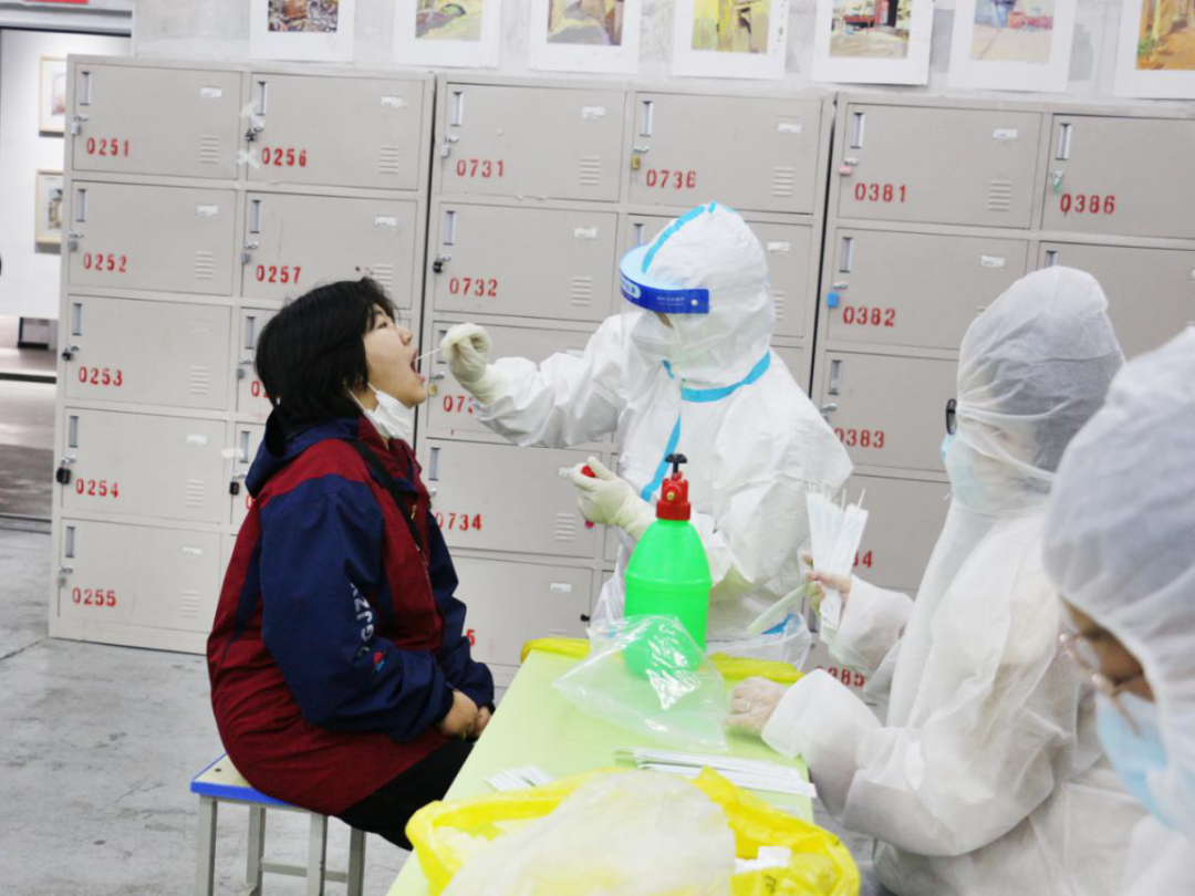 石家庄金石中学全校进行核酸检测