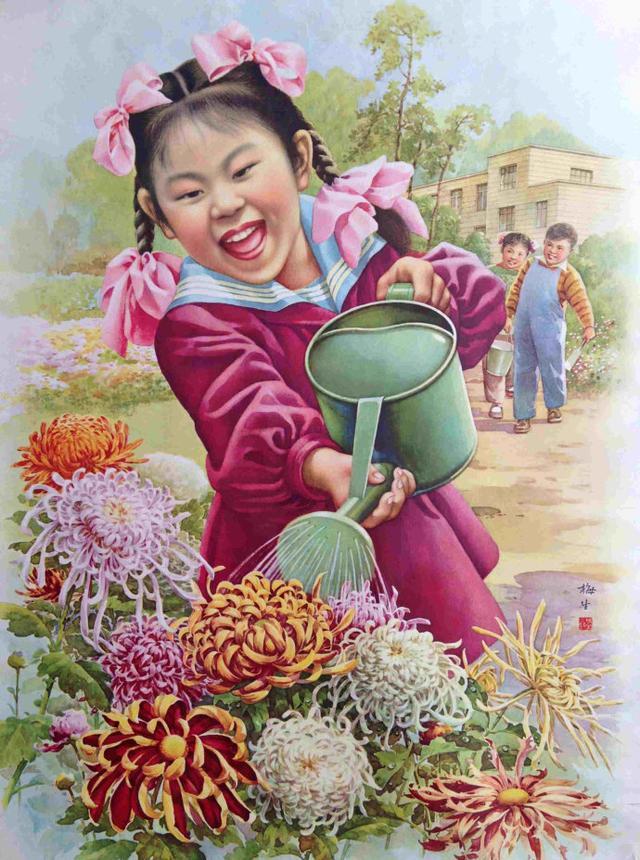 怀旧年代的宣传画