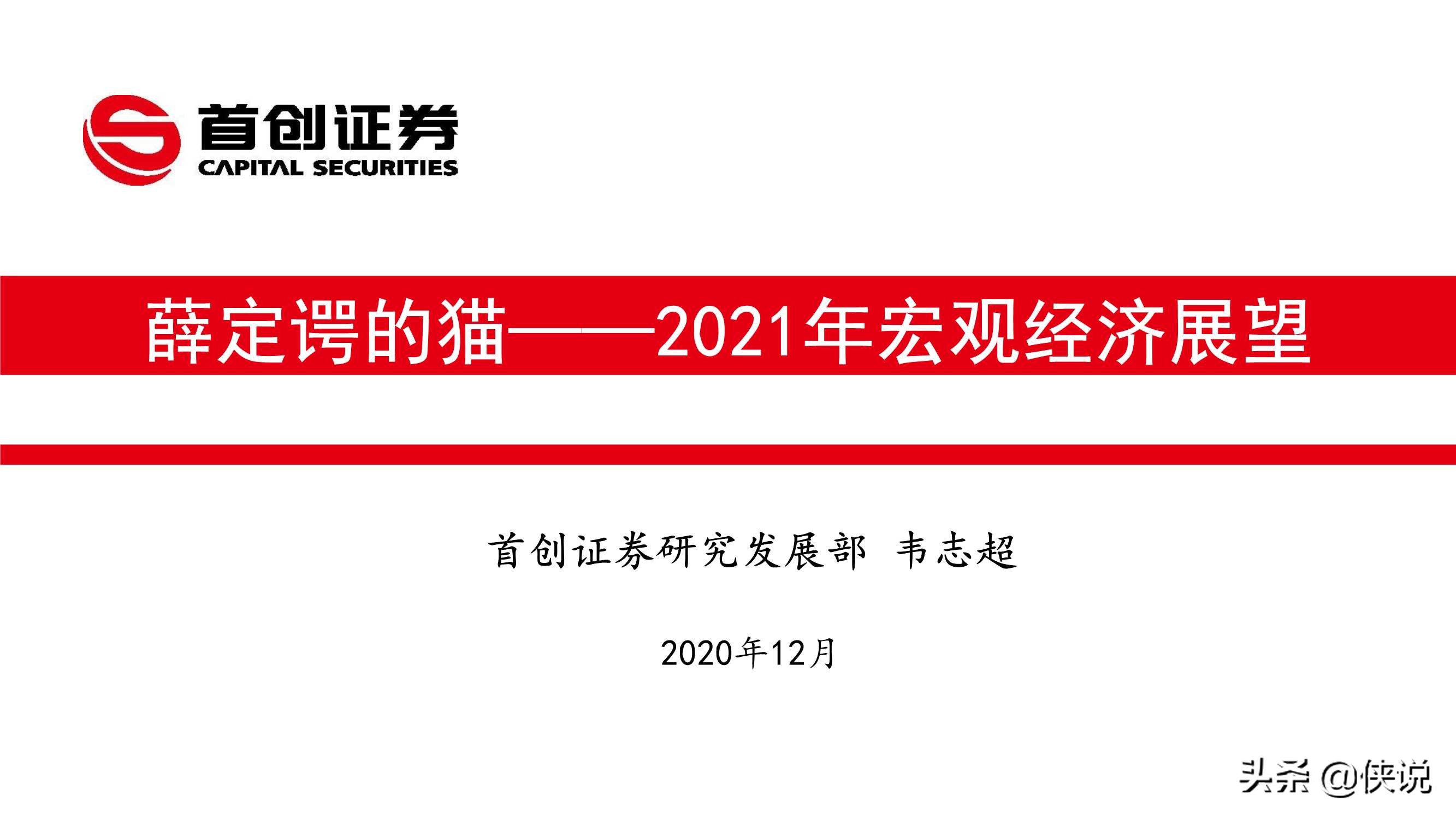 2021年宏观经济展望：薛定谔的猫（首创证券）