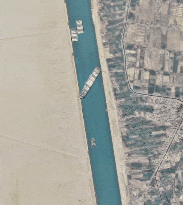 苏伊士运河的拥堵成了段子，已经笑疯了