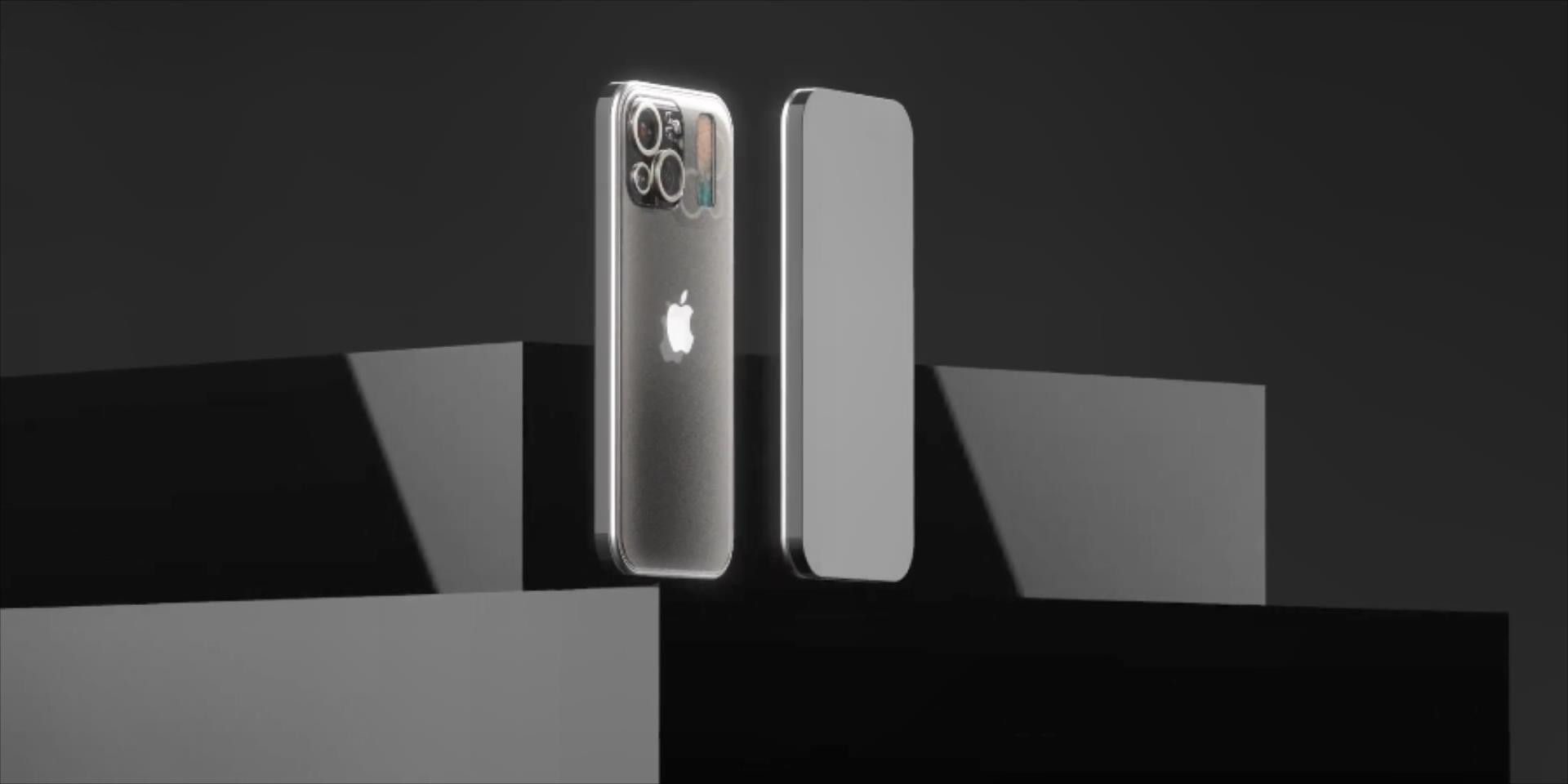 iPhone13Pro渲染图：1寸小窗+无边框直屏，这是苹果的自我突破？