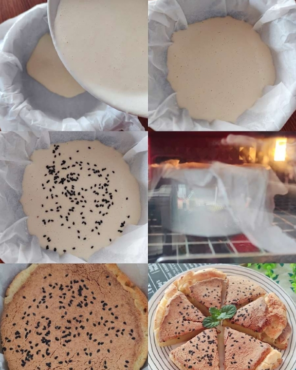 外酥裡糯！ 奶香烤糯米糕，是必不可少的一道甜點