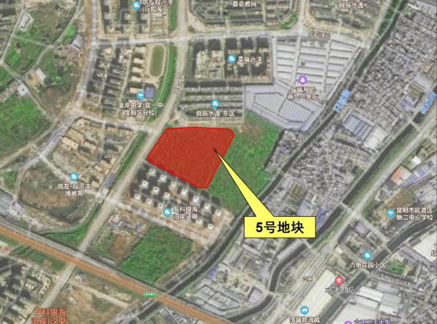 直线2.4公里就是滇池，昆明这个回迁安置房项目选址很“诱人”
