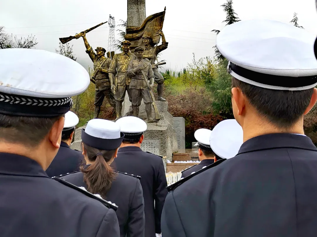 商洛交警开展党史学习教育 传承红色基因
