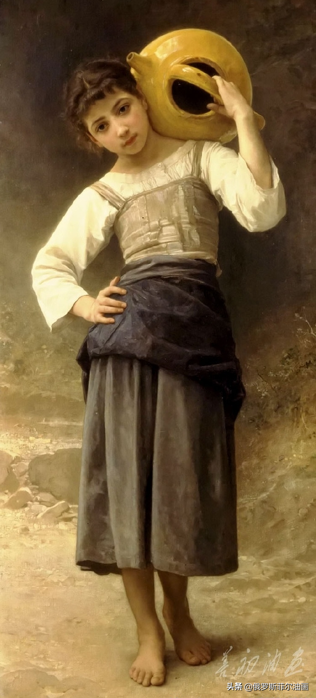 法国艺术大师威廉·阿道夫·布格罗人体油画中的小仙女