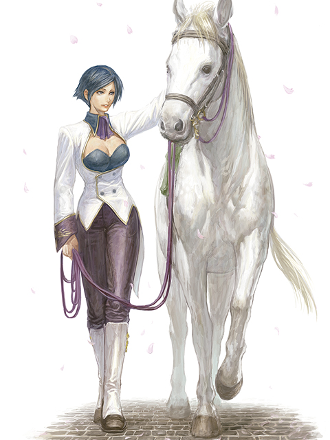 格斗游戲風(fēng)情萬(wàn)種的大小姐，獨(dú)特氣質(zhì)讓多少玩家拜倒裙下