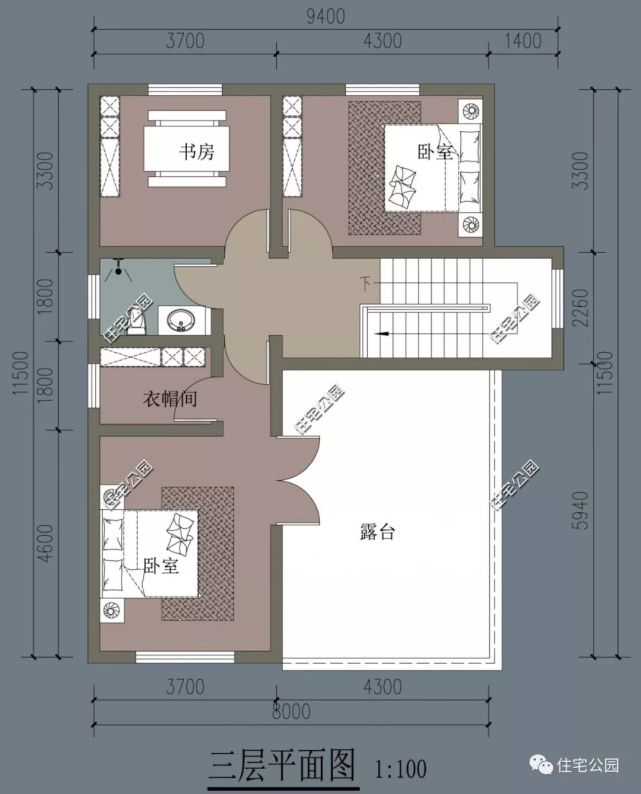 精选图库：20套农村美式风格户型图