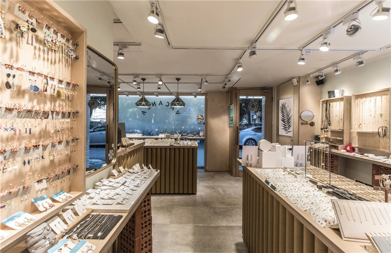 合肥饰品店装修设计 清新简单的精致饰品店这样设计 女孩们超爱