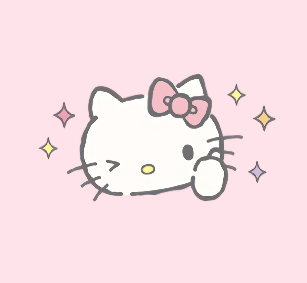 hello kitty图片唯美好看头像,凯蒂猫和小泰迪熊卡通头像图片