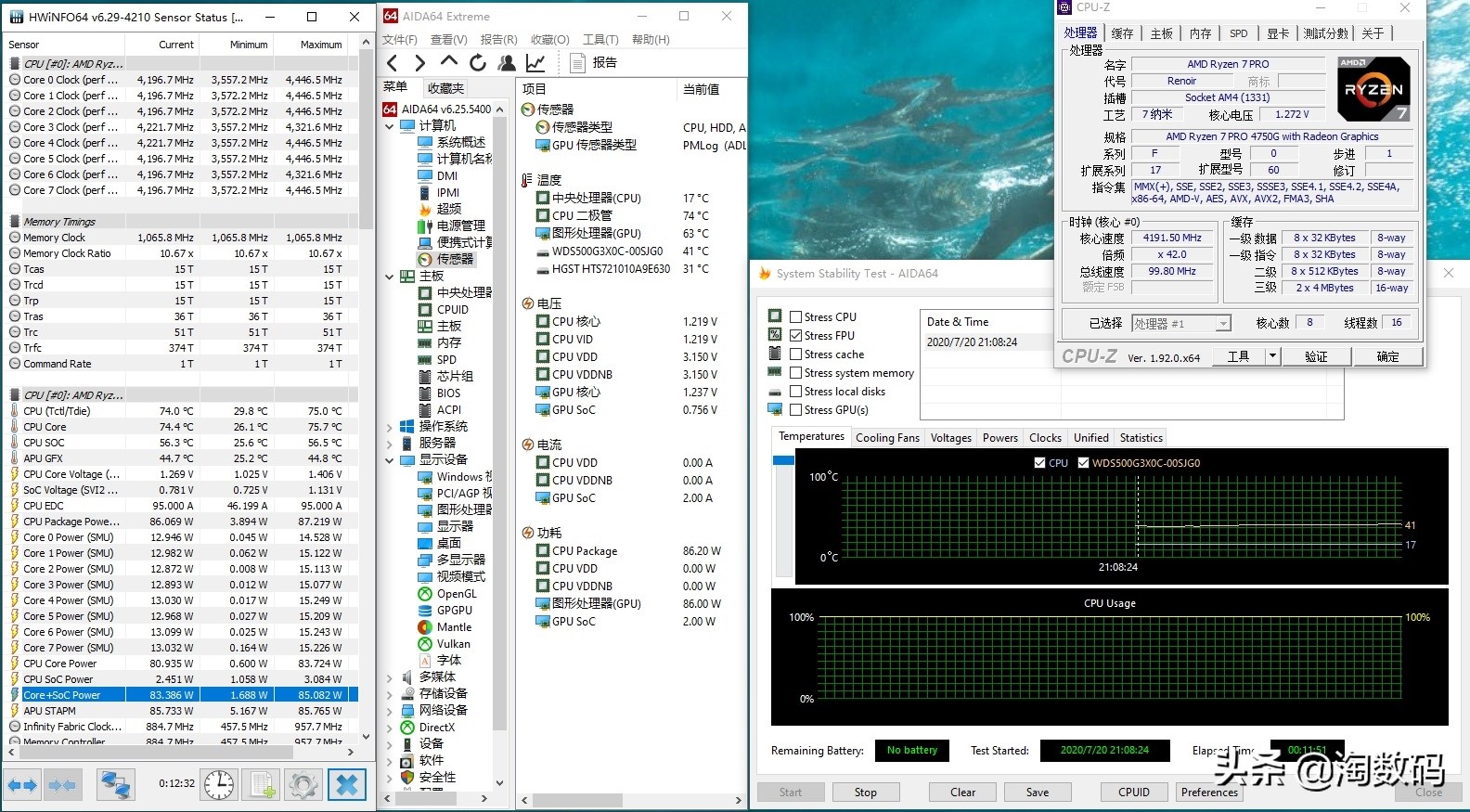 7月23日淘哥谈：脚踩MX250独显力顶i9-9900K的这颗锐龙APU有多强