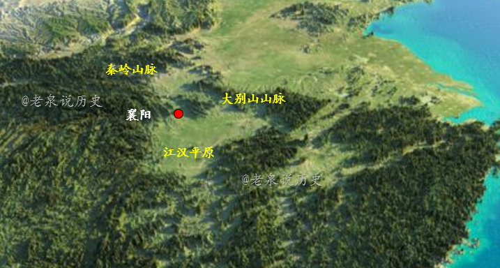 江汉平原的西北方向是巴山和秦岭山脉,北部则是绵延千里的大别山山脉