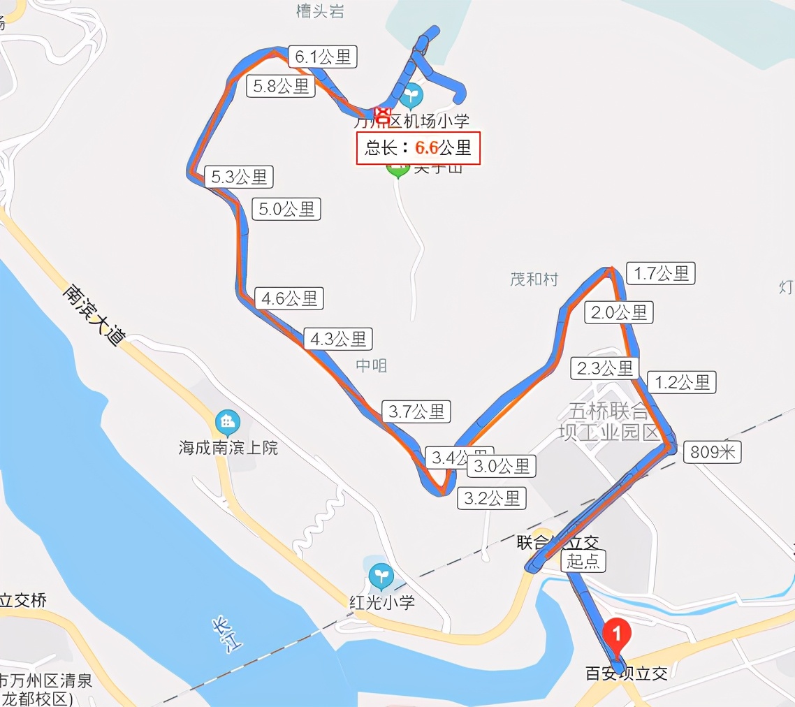 机场路沿途观景台看万州夜色风光，万州夜景尽收眼底