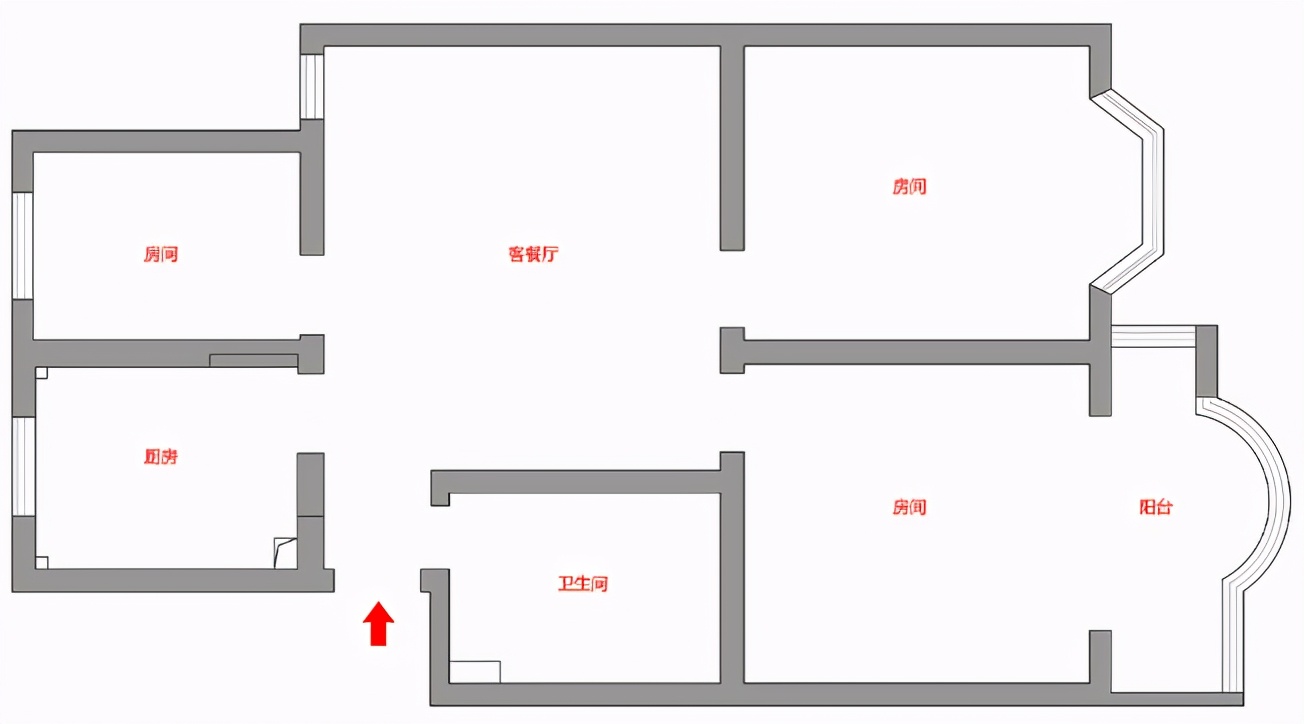 客餐厅一体，不买沙发，95㎡老房改造成这个效果，值不值？