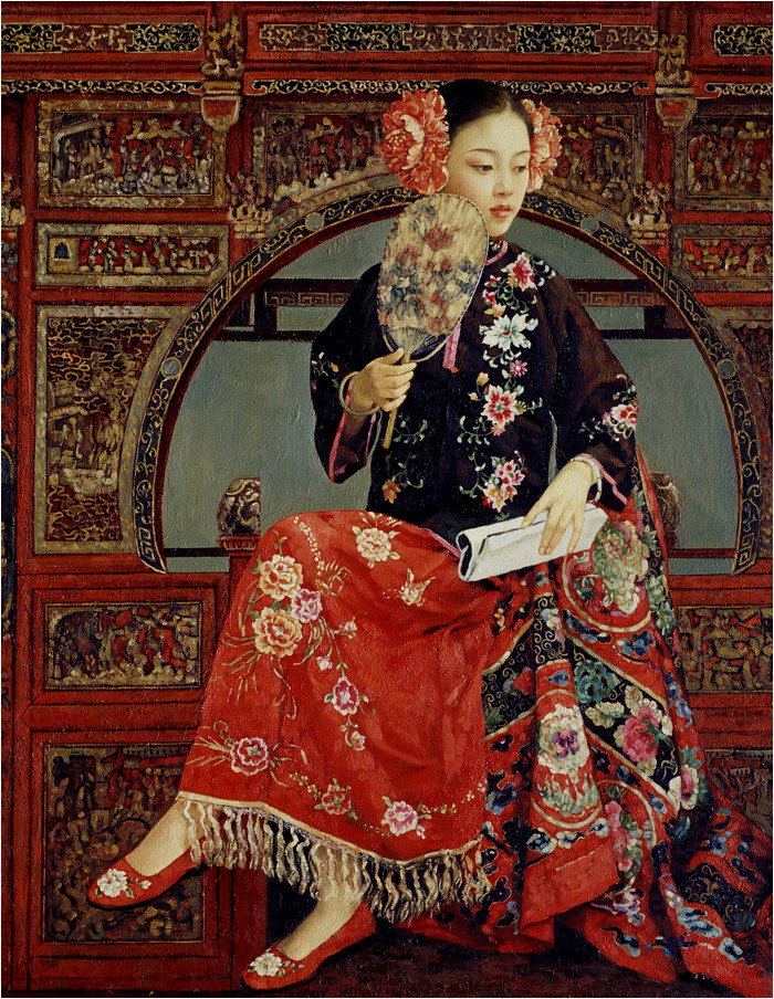 华丽而平淡，繁复而素净——著名画家「王俊英」油画作品欣赏