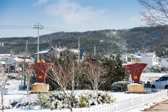 安徽省繁昌区：雪后东岛美如画
