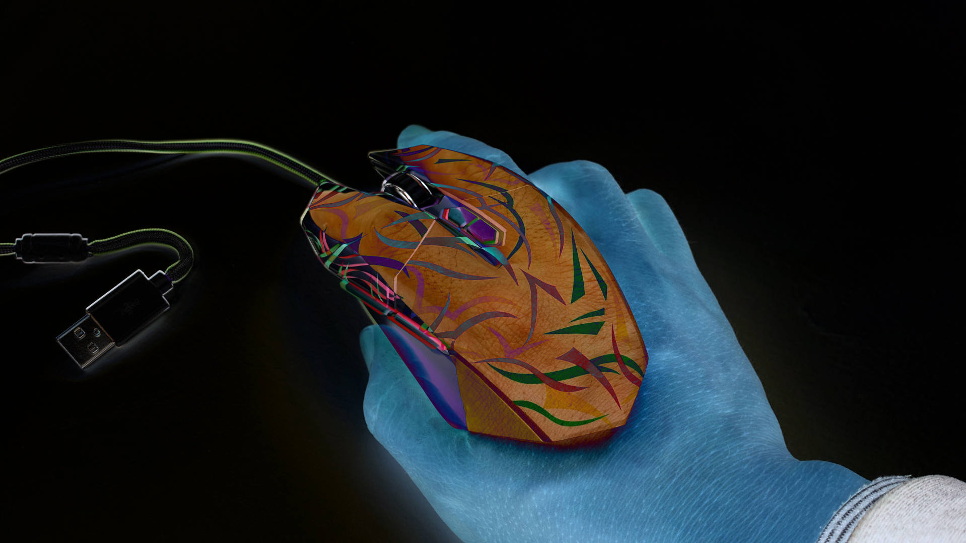 达尔优EM910荆棘版轻量化游戏鼠标体验：兼顾了手感与操纵感