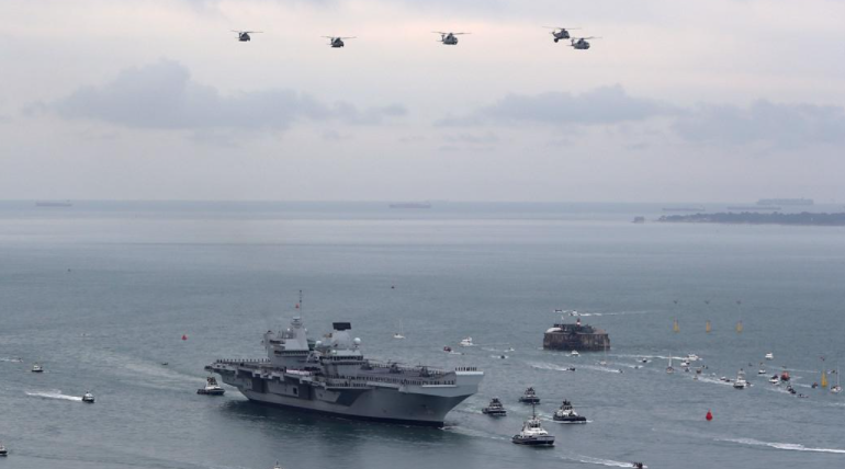 還沒出發就腿軟？ 英航母將部署南海，英媒：或被中國攻擊
