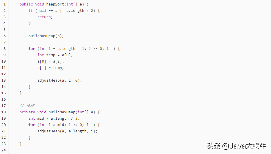 笔试必备，8种排序算法的Java实现，附标准答案