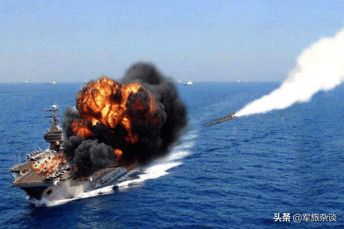 海峡上空大量导弹起竖，伊朗真有把握击沉美航