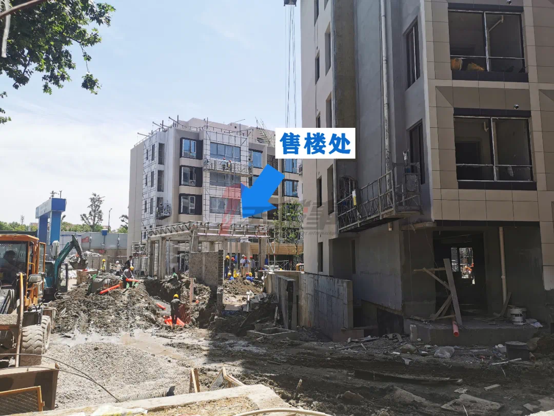 进展神速！实拍秦淮河边中冶豪宅，洋房露真容