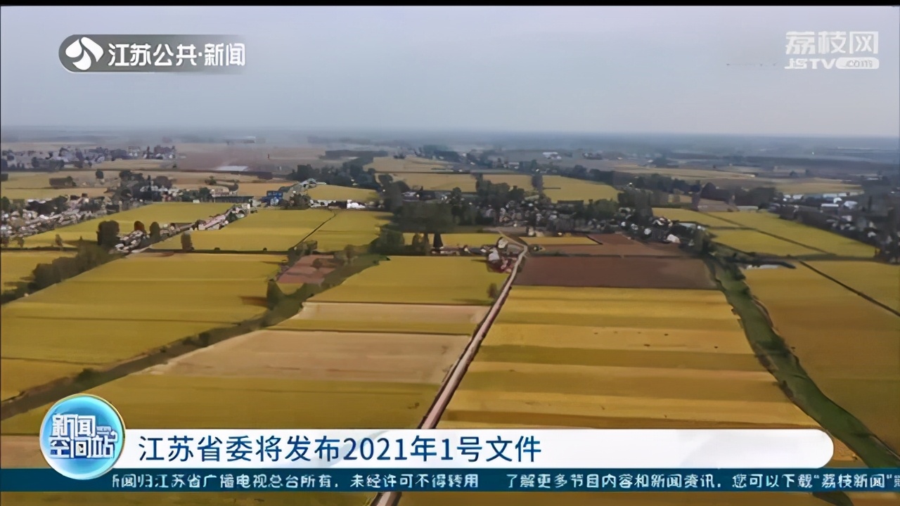 江苏省委将发布2021年1号文件 全面推进乡村振兴 加快农业农村现代化建设